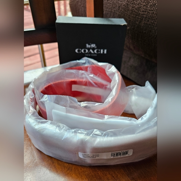 Coach Colorblock Webbing Strap - Picture 2 of 4